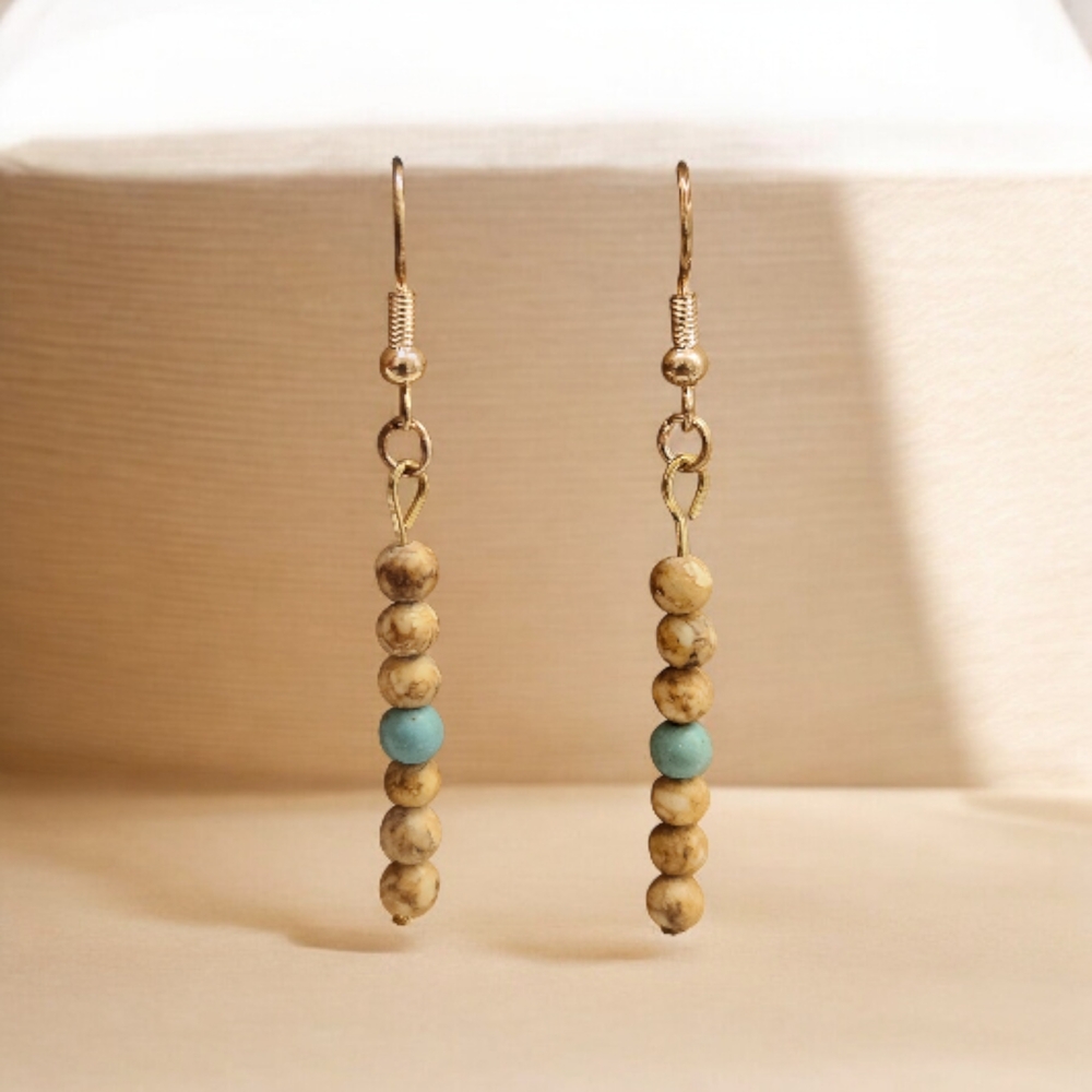 Chic Beaded Dangle Earrings